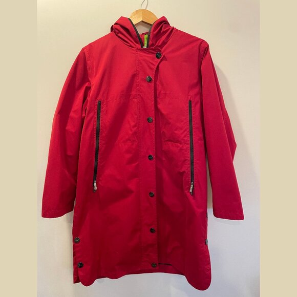 Herluf 3/4" Fall Coat in Red Herluf < Size 38 > - Picture 3 of 7